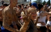 На фестивалі "Трипільська толока" місили глину з кінськими кізяками та витанцьовували на вечорницях