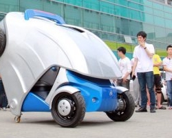 Корейские ученые научили электромобиль сворачиваться в шар