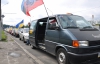 Львовские таксисты устроили протестный автопробег