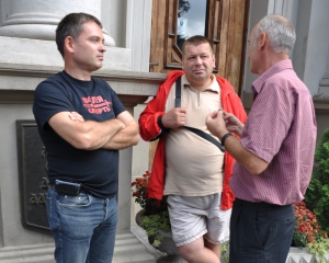 Автомобилисты Львова протестуют из-за утилизационного сбора
