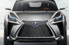Lexus представил концепт LF-NX с острыми углами и "полускрытыми" фарами 