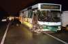 В Харькове Toyota вылетела на встречку и врезалась в автобус с 45 пассажирами