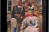 На первой цветной фотографии были изображены датские монархи
