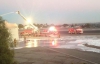 В калифорнийском аэропорту из-за авиакатастрофы начался мощный пожар