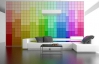 Пиксельная стена и неоновые инсталляции - 10 сказочных интерьеров в цветах радуги