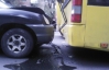 ДТП в столице: водитель Hyundai врезался в троллейбус и пробил головой лобовое стекло