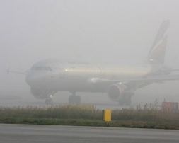 Аеропорт Київ через сильний туман затримує низку рейсів