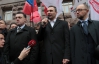 Яценюк и Кличко с крыши партийного автобуса призвали освободить Тимошенко