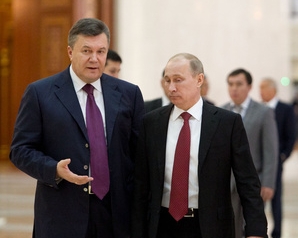 Пресс-служба президента рассказала, о чем будут говорить Янукович и Путин