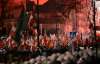 Националисты в Варшаве устроили пожар у посольства России