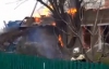 На Черкащині будинок з допомогою пожежного потяга гасили 8 годин