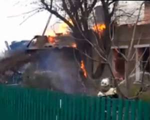 На Черкасщине дом с помощью пожарного поезда тушили 8 часов