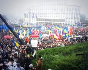 &quot;Українцям не потрібен Радянський союз імені Путіна&quot; - євроінтеграційний мітинг зібрав близько 100 тисяч людей