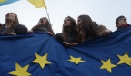 Украинские митингующие подкараулили Януковича даже в Вильнюсе