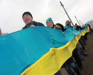 У Києві провалився живий ланцюг