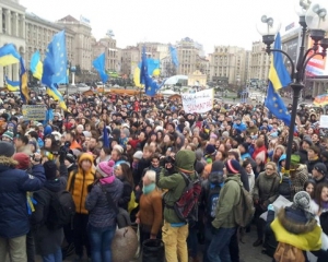 На протесты вышли 1 млн 200 тыс. украинцев