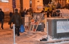 На ночь вход в метро майдана Независимости закрыли баррикадами