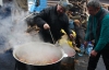 Казан борщу на Євромайдані з'їдають менш ніж за годину