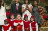 Хью Джекман присоединился к Бараку Обаме у рождественской елки