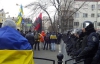 Из-за избиения журналистки в Киеве пикетируют МВД