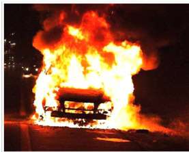 На Харьковщине у активиста Евромайдана сгорела машина