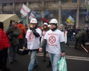 50 обращений получила в новогоднюю ночь медчасть Евромайдана
