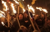 Киевом прошло 10-тысячное факельное шествие за Бандеру