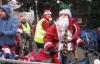 Рок-Дед Мороз и Дед-Мороз-на-пенсии объехали всю Винницу на велосипедах