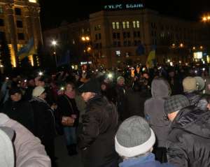 На Евромайдане в Харькове отключили свет