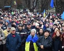 В учасників харківського Євромайдану полетіли димові шашки
