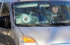 В Херсоне напали на автобус с активистами, которые ехали на Майдан