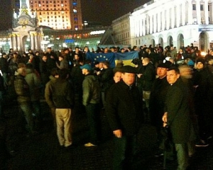 На столичном Майдане сохраняется спокойствие