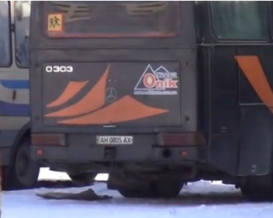 В Васильков приехали 11 автобусов с донецким спецназом