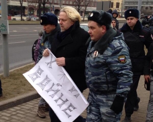 В Москве массово задерживают противников оккупации Украины