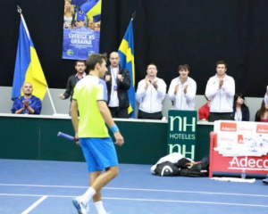 Теннис. Стаховский принес Украине победу над шведами в Кубке Дэвиса