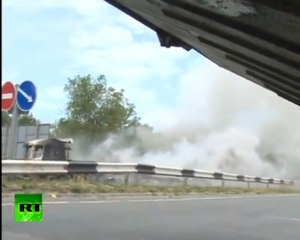 В Інтернеті з&#039;явилось відео вибуху міни, яка вбила двох російських журналістів