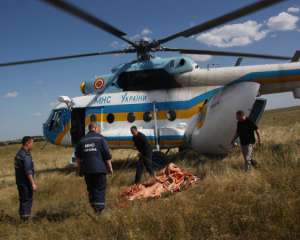 На Харківщині впав гелікоптер рятувальної служби, доля екіпажу невідома