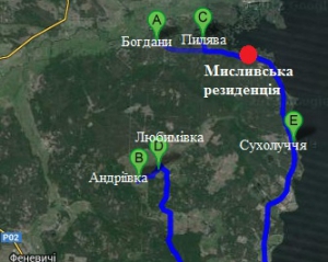 На Київщині палали мисливські угіддя Януковича