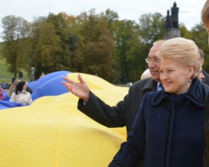 Президент Литви привітала Україну з Днем Незалежності українською мовою
