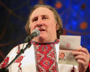 В Латвії Депардьє назвав Україну частиною Росії