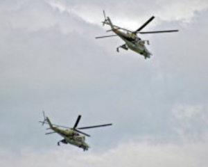 Пограничники зафиксировали 2 российских вертолета на Луганщине - пресс-центр АТО