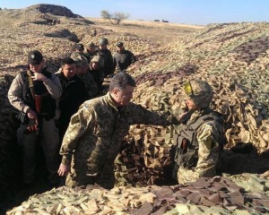 Порошенко залез в окоп