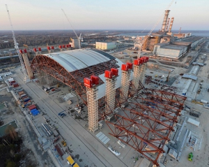 На Чернобыльской АЭС строится новое укрытие