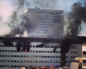 Пожар в Париже: горит Radio France