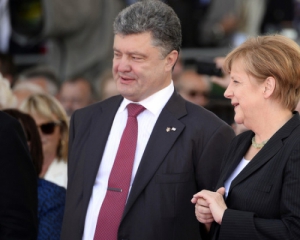 Порошенко и Меркель обсудили войну на Донбассе, экономическое и финансовое взаимодействие