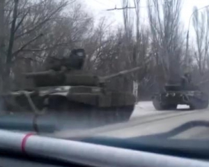 По Луганщине прошла колонна техники и военных РФ
