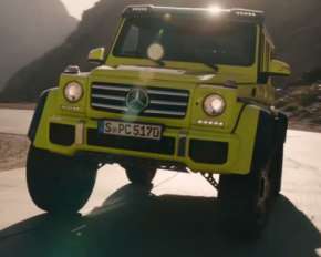 Mercedes опублікували відео з новим позашляховиком G500 4x42