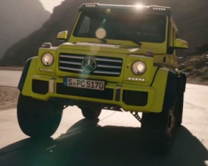 Mercedes опубликовали видео с новым внедорожником G500 4x4²