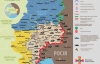 Ситуация на Донбассе стабилизируется. Карта СНБО