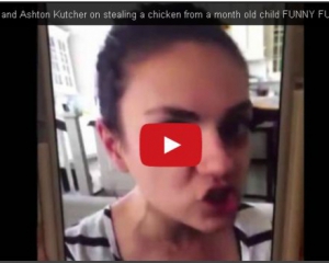 Міла Куніс у веселому відео вибачилась за викраденого курча